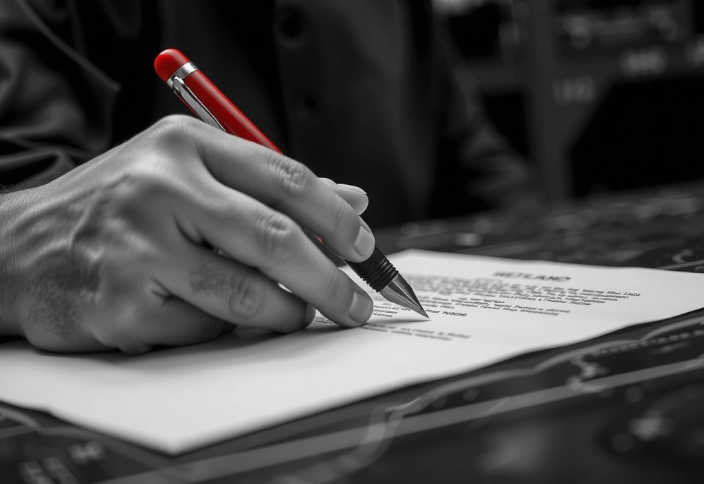 Signature d'un engagement